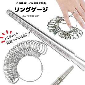 リングゲージ リング棒 2点セット 指輪 サイズ 測る リング 日本標準規格 1号 〜 30号 4か国対応 金属 アクセサリー用品 指 太さ 計測 結婚指輪 号数 ピンキーリング 太さ測定 指輪サイズゲージ サイズ棒 記念日 ギフト