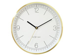 NEXTIME 掛け時計 ネクスタイム 壁掛け時計 25cm BOLERO ボレロ ウォールクロック 時計 おしゃれ 静か 連続秒針 スイープムーブメント 静音 リビング 寝室 北欧 モダン 高級感 エレガント かっこい