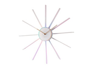NEXTIME 掛け時計 ネクスタイム 壁掛け時計 ウォールクロック プリズム ラジアントクロック PRISM 時計 40cm 50cm おしゃれ 連続秒針 静音 静か 音がしない スイープムーブメント モダン かわいい