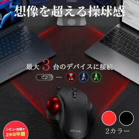 [レビューで2台目半額クーポンプレゼント] マウス ワイヤレス トラックボール Bluetooth ワイヤレスマウス マウス 無線 トラックボールマウス 充電式 2.4GHz ダブルモード 瞬時接続 静音 親指 高品質 高精度 エルゴノミクス ビジネス リモート 在宅 仕事 説明書