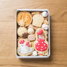ポルカとドットとクッキーと クッキー缶 #03 缶入りクッキー アイシングクッキー クッキー 缶 ギフト アソート 詰め合わせ スノーボールクッキー かわいいクッキー缶 高級 可愛いお菓子 シマエナガ グッズ 鳥 好きプレゼント 内祝い 5000円 洋菓子