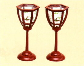 雛人形 雛小道具京風ぼんぼり 朱赤(一対) 和雑貨 ひなまつり