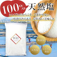 【トップアスリート愛用！】天日塩（天然塩）塩こまち 1kg《送料無料》プロの料理人も絶賛 ミネラル豊富 …