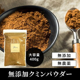 クミンパウダー 400g《送料無料》無添加 カレー粉 クミン スパイス ハーブ 香辛料 調味料