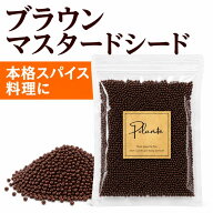 ブラウンマスタードシード 400g 《送料無料》無添加 インド産 選別品 辛子 からし マスタード スパイス …