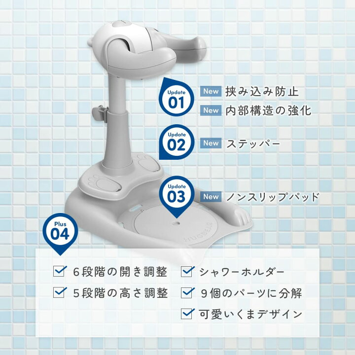 楽天市場】【公式】 ワンオペ お風呂 の救世主 ポレッド ハグベアー 