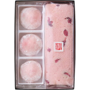 新杵堂 桜ふわふわ・苺ムース大福セット 贈答品 ギフト 贈り物