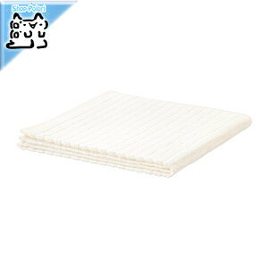 【 IKEA - イケア -】VAGSJON -ヴォーグショーン- ハンドタオル ホワイト 50x100 cm (503.509.96)