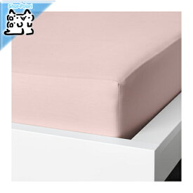 【IKEA -イケア-】ikea ボックスシーツ DVALA -ドヴァーラ- シングルサイズ ライトピンク 90x200 cm (103.576.69)