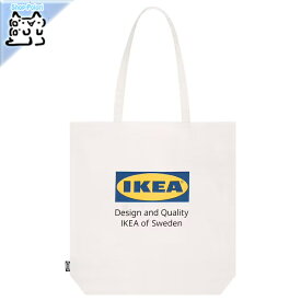 【IKEA -イケア-】EFTERTRADA -エフテルトレーダ- IKEA バッグ ホワイト 40 cm (104.856.38)