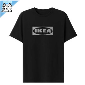 【IKEA -イケア-】AURTIENDE -アウルティエンデ- Tシャツ ブラック S/M (705.790.16)