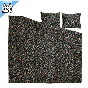 �y IKEA - �C�P�A -�zBRUDKRUSBAR -�u���[�h�N���X�x�[��- �|���z�c�J�o�[�����J�o�[ �u���b�N �}���`�J���[/�t���[�����p�^�[�� 200x200/50x60 cm (706.148.02)