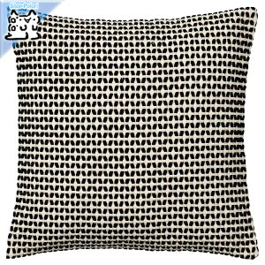 ���ӍՁEP5�{�y IKEA - �C�P�A -�zKUSTFLY -�N�X�g�t���[- �N�b�V�����J�o�[ �x�[�W��/�u���b�N 50x50 cm (805.069.63)