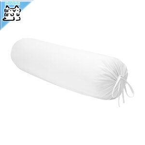 【 IKEA - イケア -】DVALA -ドヴァーラ- ロング枕用カバー ホワイト 38x110 cm (904.209.97)