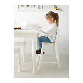 【IKEA -イケア-】INGOLF -インゴルフ- 子供用チェア ホワイト (301.577.87)