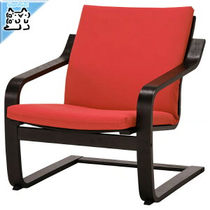�y IKEA - �C�P�A -�zPOANG-�|�G���O- ���[�o�b�N�p�[�\�i���`�F�A �u���b�N�u���E��/���B�[�X�� ���b�h (595.515.75)