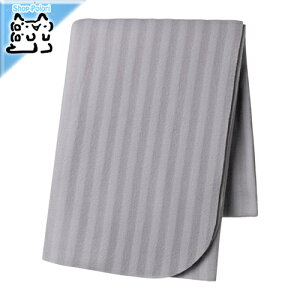 【 IKEA - イケア -】VITMOSSA -ヴィートモッサ- ひざ掛け グレー 120x160 cm (703.048.90)