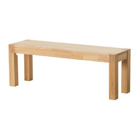 【IKEA -イケア-】NORDBY -ノールドビー- ウッドベンチ ゴムノキ無垢材　125cm (802.377.82)