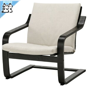 �y IKEA - �C�P�A -�zPOANG-�|�G���O- ���[�o�b�N�p�[�\�i���`�F�A �u���b�N�u���E��/�J�[�g���v �i�`�������J���[/�x�[�W�� (995.516.01)