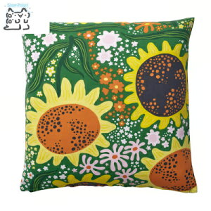 �y IKEA - �C�P�A -�zCAFEBITRADE �L���t�F�r�[�g���f �N�b�V�����J�o�[ �O���[�� �}���`�J���[/�t���[�����p�^�[�� 50x50 cm (906.297.70)