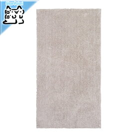 【IKEA -イケア-】LINDKNUD -リンドクヌドゥ- ラグ パイル長 ベージュ 80x150 cm 絨毯 カーペット (104.188.04)