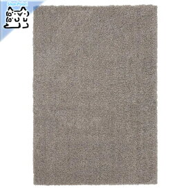 【IKEA -イケア-】VINDEBAK -ヴィンデベック- ラグ パイル長 ライトベージュ 133x195 cm 絨毯 カーペット (805.078.87)
