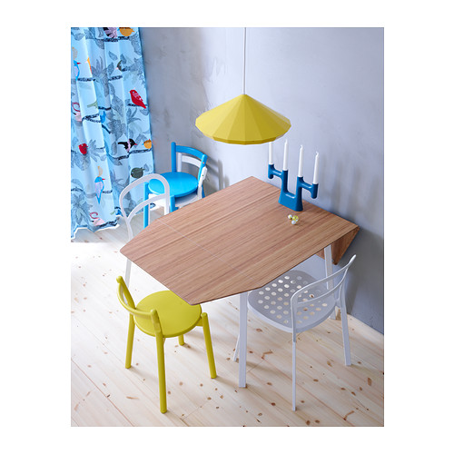 【IKEA Original】IKEA PS 2012 ドロップリーフテーブル 竹 ホワイト 74/106/138x80 cm 折り畳み机 |  Shop-Polori 楽天市場店