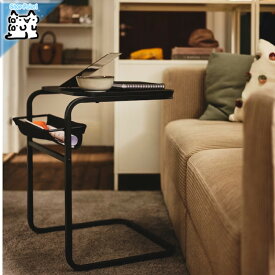 【IKEA -イケア-】OLSEROD -オルセロード- サイドテーブル チャコール/ダークグレー 53x50 cm (205.309.18)
