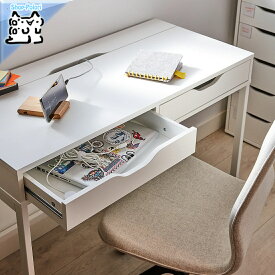 【IKEA -イケア-】ALEX -アレクス- デスク ホワイト 100x48 cm (304.735.59)