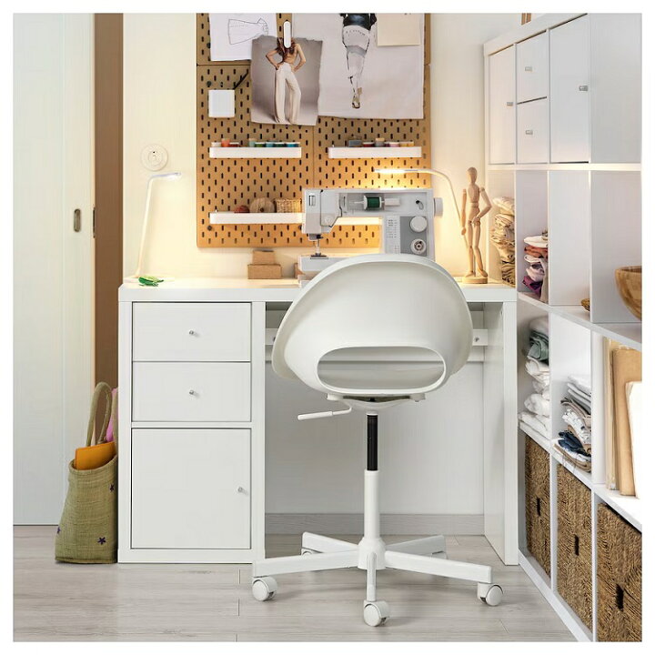 楽天市場】【 IKEA - イケア -】KALLAX -カラックス- デスク ホワイト 