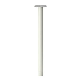 【IKEA -イケア-】OLOV -オーロヴ- 伸縮式 可変域60-90cm テーブル 脚 1本 ホワイト 70 cm (702.643.04)