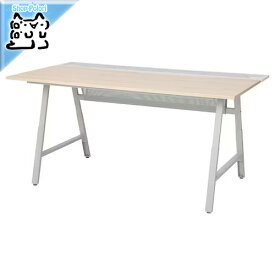 【IKEA -イケア-】UTESPELARE - ウーテスペラレ - ゲーミングデスク ゲーム用デスク アッシュ調/グレー 160x80 cm (905.715.33)