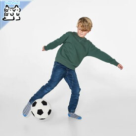 【IKEA -イケア-】SPARKA -スパルカ- ソフトトイ サッカーボール/ブラック ホワイト 20 cm (005.067.64)