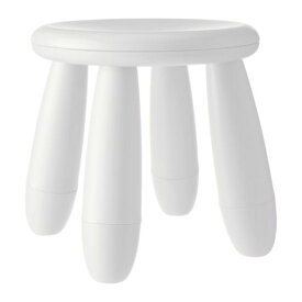【IKEA -イケア-】ikea スツール MAMMUT -ムンマット- 室内・屋外兼用 子供用スツール ホワイト (301.766.44)