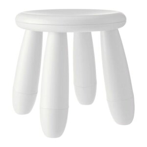 【IKEA Original】ikea スツール MAMMUT -ムンマット- 室内・屋外兼用 子供用スツール ホワイト