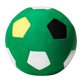 【IKEA -イケア-】SPARKA -スパルカ- ソフトトイ ぬいぐるみ　サッカーボール　グリーン　20cm (503.026.46)