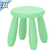 【 IKEA - イケア -】MAMMUT -マンムット- 子供用スツール 室内/屋外用 ライトグリーン 35x30 cm (005.86…