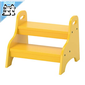 【IKEA -イケア-】TROGEN -トローゲン- 子供用ステップスツール イエロー 40x38x33 cm (203.715.23)