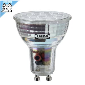 【 IKEA - イケア -】SOLHETTA -ソールヘッタ- LED電球 GU10 600ルーメン 調光可能 (605.484.12)