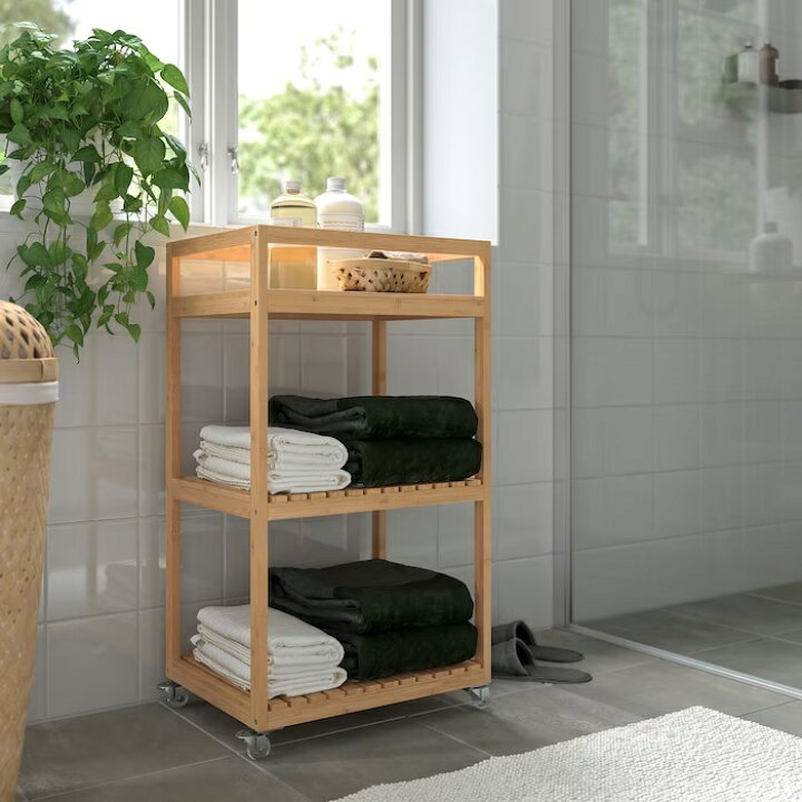 楽天市場】【 IKEA - イケア -】RAGRUND -ローグルンド- ワゴン 竹 