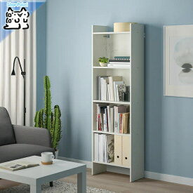 【IKEA -イケア-】BAGGEBO -バッゲボー- 本棚 シェルフユニット ホワイト 50x25x160 cm (104.838.80)