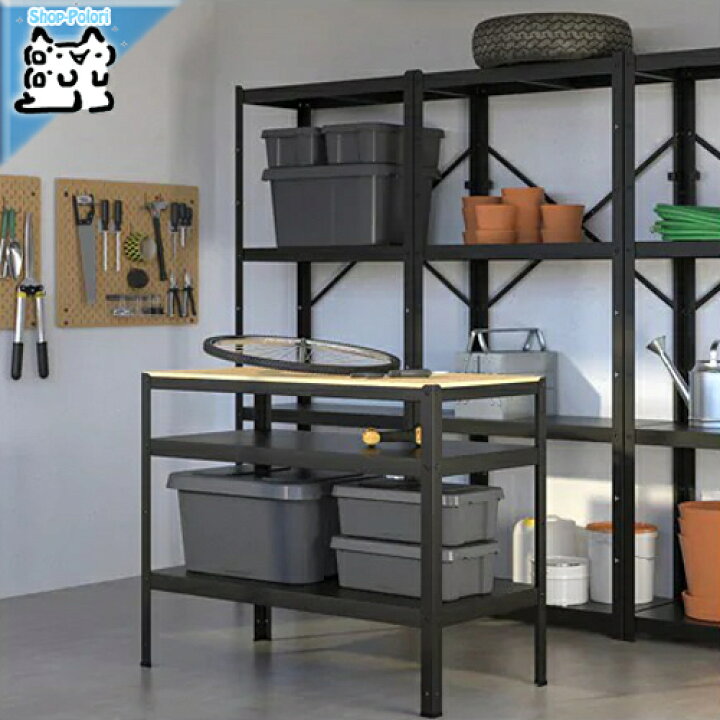 楽天市場】【 IKEA - イケア -】BROR -ブロール- 収納 棚 作業台 