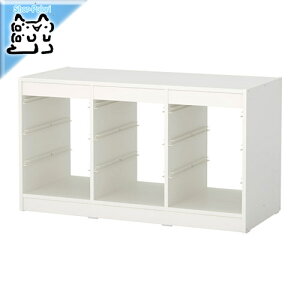 【 IKEA - イケア -】TROFAST -トロファスト- 組み合わせ収納フレーム ホワイト 99x56x44 cm (603.514.34)