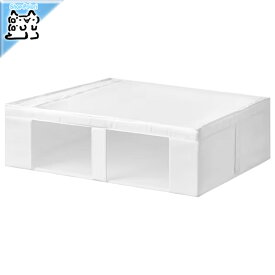 【IKEA -イケア-】SKUBB - スクッブ - 収納ケース メッシュ窓付き ホワイト 69×55×19 cm (005.733.67)