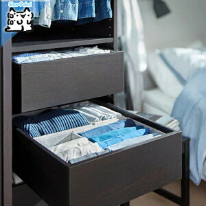 【 IKEA - イケア -】KOMPLEMENT -コムプレメント- 収納ボックス ボックス ライトグレー 15x27x12 cm 2 ピース (204.057.78)