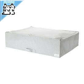 【IKEA -イケア-】STUK -ストゥーク- 収納ケース ボックス ホワイト/グレー 71x51x18 cm (303.095.78)