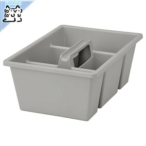 【 IKEA - イケア -】FANGGRODA - フォングローダ - インサート 仕切り付き ライトグレー 35x24x14 cm (905.595.26)