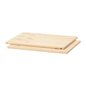 【IKEA -イケア-】TROFAST -トロファスト- 棚板 ライトホワイトステインパイン パイン材 2ピースセット 30 cm (403.087.00)