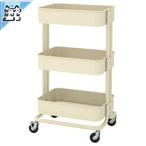 IKEA �C�P�A RASKOG ���[�X�R�O �L�b�`�����S�� �o�X���S�� �x�[�W�� 35x45x77cm �V�F���t (206.297.21)