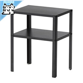 【IKEA -イケア-】KNARREVIK -クナレヴィーク- ベッドサイドテーブル ブラック 37x28 cm (805.763.19)